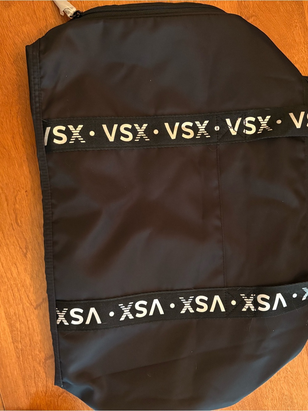 VSX Black Duffel Bag with Branded Webbing
